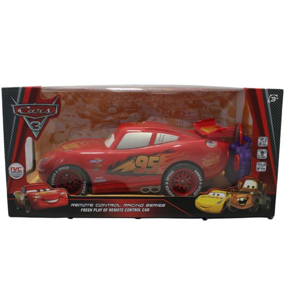 Imagem de Brinquedo Carrinho de Controle Relâmpago McQueen Grande 30cm