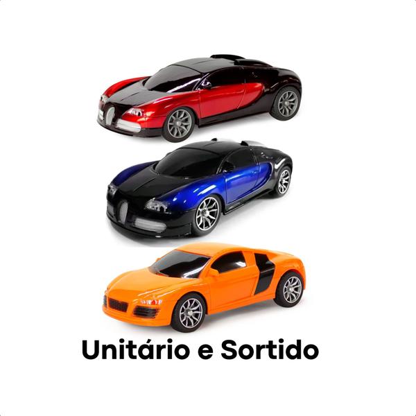 Imagem de Brinquedo Carrinho de Controle Remoto com 6 Comandos Linha Ultra Carros Escala 1:4 Sortido Unitário Polibrinq - CAR2241