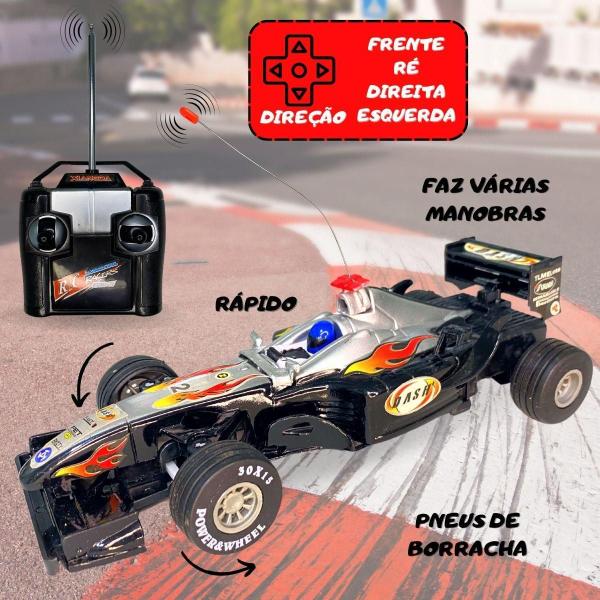 Imagem de Brinquedo Carrinho De Controle Remoto Formula 1 - Preto