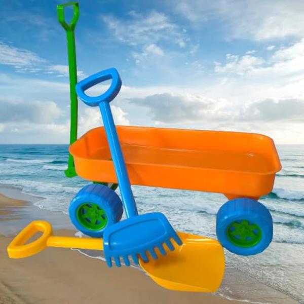 Imagem de Brinquedo Carrinho de Praia Beach Play Com Acessórios