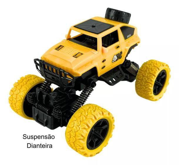 Imagem de Brinquedo Carrinho Jipe OFF ROAD Controle Remoto Recarregável AM