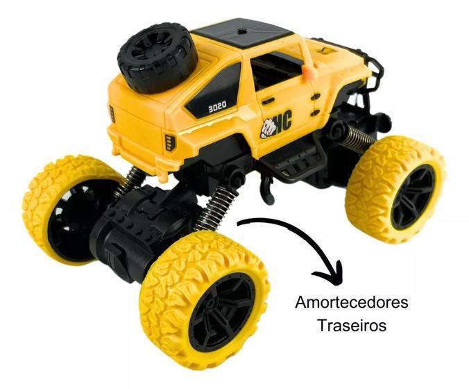 Imagem de Brinquedo Carrinho Jipe OFF ROAD Controle Remoto Recarregável AM