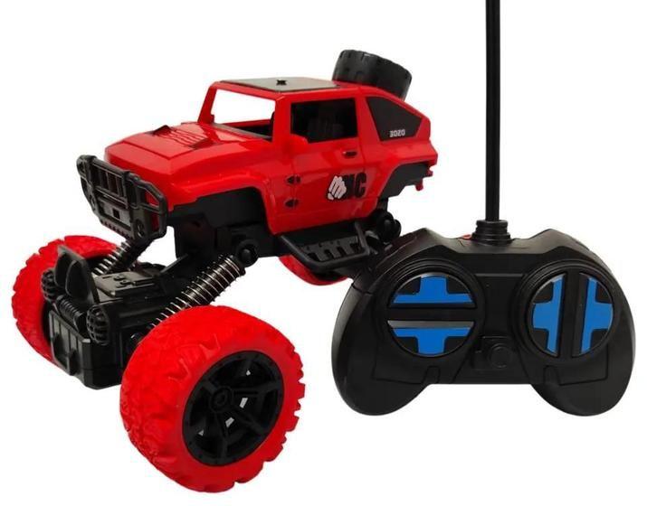 Imagem de Brinquedo Carrinho Jipe OFF ROAD Controle Remoto Recarregável