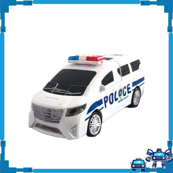 Imagem de Brinquedo Carrinho Van Policial 2 Em 1 Transformers Luz Som