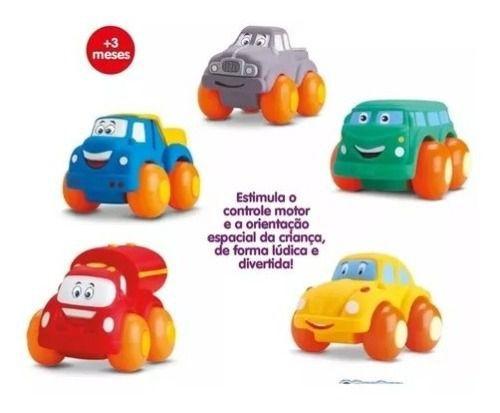 Imagem de Brinquedo Carrinhos Soft Cars Mordedor Para Bebe  Divertoys