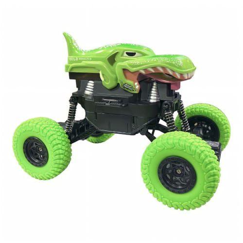 Imagem de Brinquedo Carro Carrinho Controle Remoto Dino 4x4 Recarregavel Usb