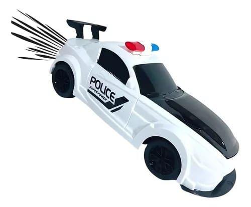 Imagem de Brinquedo Carro Carrinho Policia Controle Remoto Brinquedo Com Luz