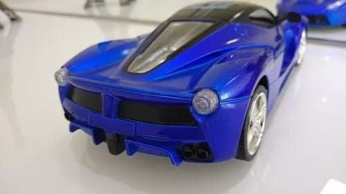 Imagem de Brinquedo Carro De Controle Remoto 7 Funções Tunning Azul Metálico