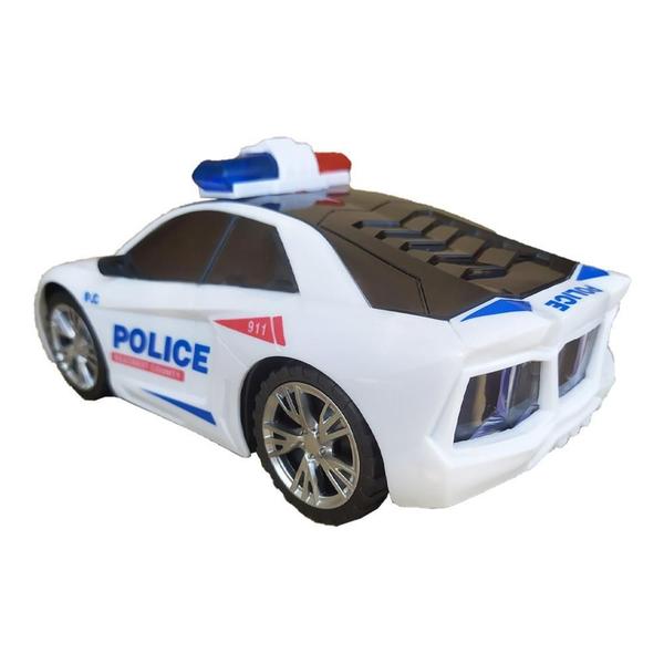 Imagem de Brinquedo Carro De Polícia Com Luzes 3D Som E Movimento