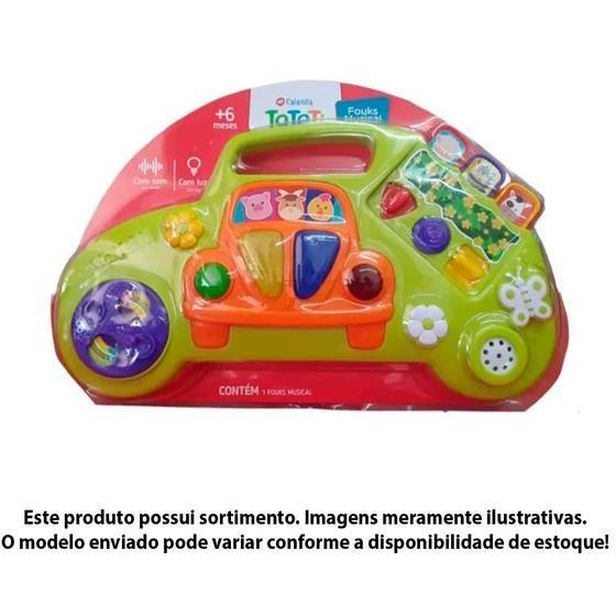 Imagem de Brinquedo Carro Fouks Musical Interativo Para Bebê Tateti 233