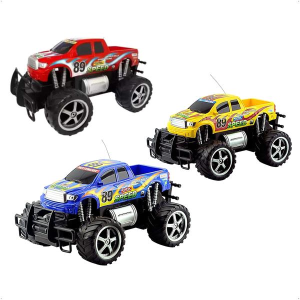 Imagem de Brinquedo Carro Remoto Giant Four Wheeler Pickup Recarregavel Plástico Pilhas não Inclusas CKS- 46856