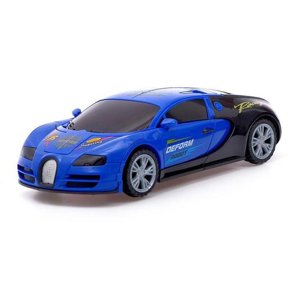 Imagem de Brinquedo Carro Robô 2 Em 1 Transformers Robot Deform - Toy King(Azul)