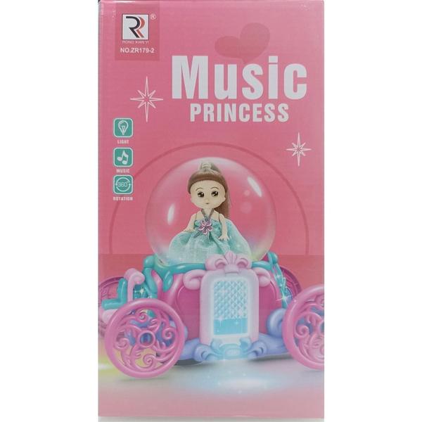 Imagem de Brinquedo Carruagem da Princesa Lançamento Com Luzes  Música.