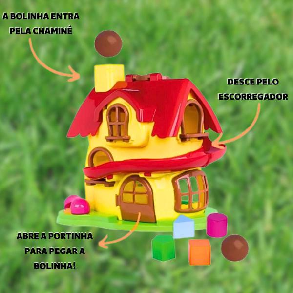 Imagem de Brinquedo Casa Da Masha Com Atividades Didáticas Infantil Masha E O Urso Crianças Cotiplás