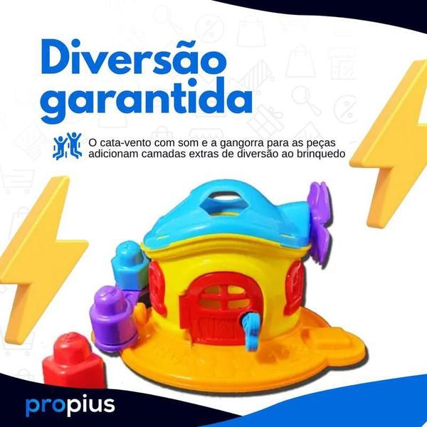 Imagem de Brinquedo Casinha Cogumelo Habilidade Motora Durabilidade