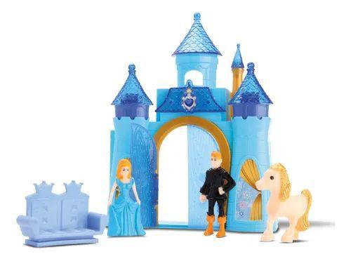 Imagem de Brinquedo Castelinho Snow Musical C/ Boneca Princesa Gelo