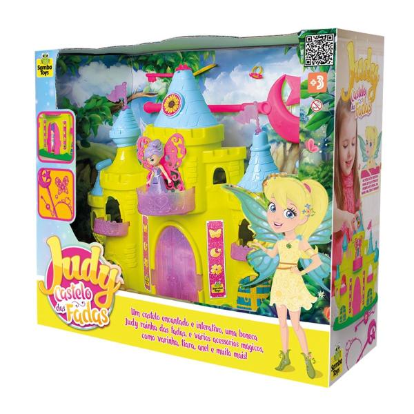 Brinquedo Castelo Princesa Judy Fadas Boneca E Acessórios - Samba Toys Imagem de Brinquedo Castelo Princesa Judy Fadas Boneca E Acessórios