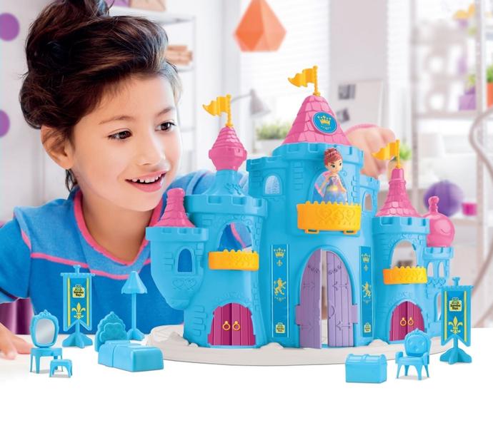 Brinquedo Castelo Snow C/ Boneca Princesa Gelo - Samba Toys Imagem de Brinquedo Castelo Snow C/ Boneca Princesa Gelo - Samba Toys