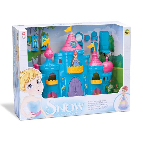 Brinquedo Castelo Snow C/ Boneca Princesa Gelo - Samba Toys Imagem de Brinquedo Castelo Snow C/ Boneca Princesa Gelo - Samba Toys