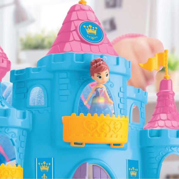 Brinquedo Castelo Snow C/ Boneca Princesa Gelo - Samba Toys Imagem de Brinquedo Castelo Snow C/ Boneca Princesa Gelo - Samba Toys