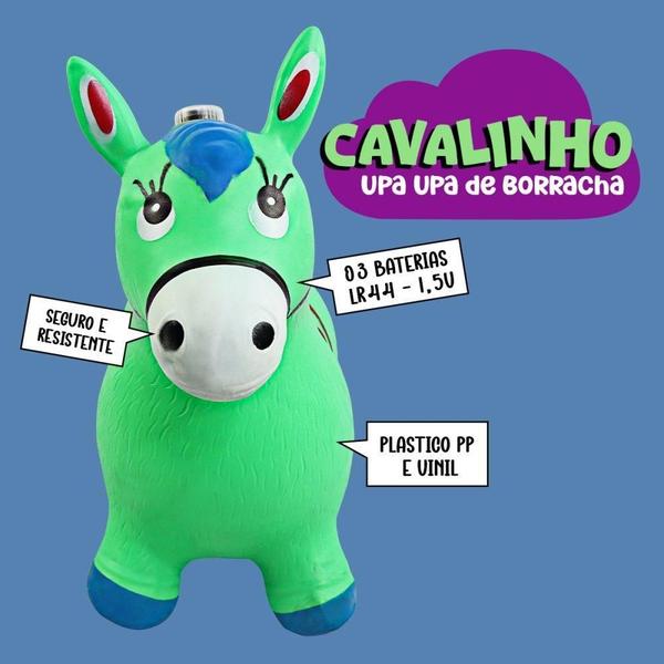 Imagem de Brinquedo Cavalinho Upa Upa Led Infantil Meninos Musical