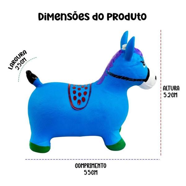 Imagem de Brinquedo Cavalinho Upa Upa Led Infantil Meninos Musical