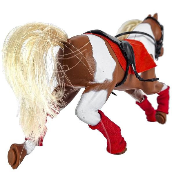 Imagem de Brinquedo Cavalo Ventania Brinquedo Animais Da Fazenda 20cm - Apolo Brinquedos