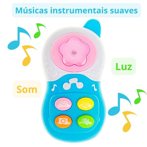 Imagem de Brinquedo Celular Baby Com Sons Musica Luz Infantil Telefone