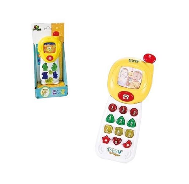 Brinquedo Celular Musical Infantil Bebê Telefone Musical - Art Brink Imagem de Brinquedo Celular Musical Infantil Bebê Telefone Musical