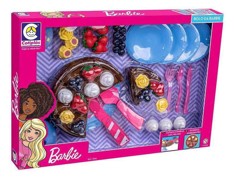 Imagem de Brinquedo Cheff Bolo Da Barbie Cotiplas