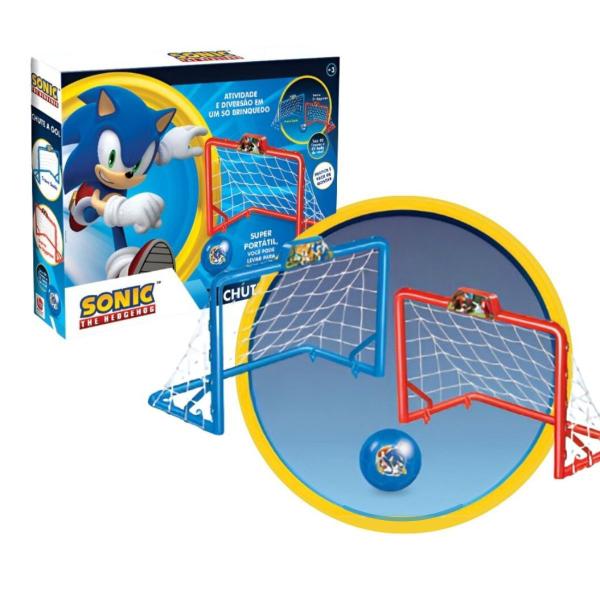 Imagem de Brinquedo Chute A Gol Sonic 2 Traves e 1 Bola - Lider