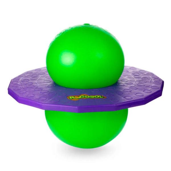 Imagem de Brinquedo Clássico Pogobol Estrela Roxo e Verde 6+