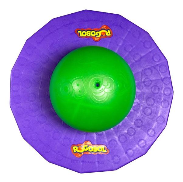 Imagem de Brinquedo Clássico Pogobol Roxo e Verde Estrela