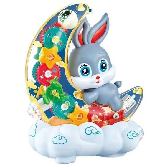 Imagem de Brinquedo Coelho Moon Rabbit  na Lua Show de luzes e Músicas Bate e Volta.