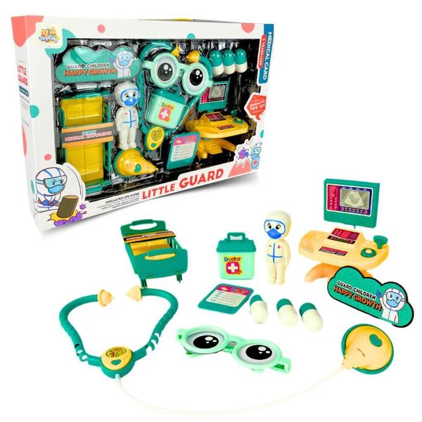 Imagem de Brinquedo Conjunto Médico Infantil  De Plástico Com Acessórios.