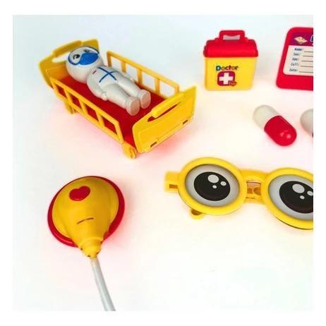 Imagem de Brinquedo Conjunto Médico Infantil  De Plástico Com Acessórios.