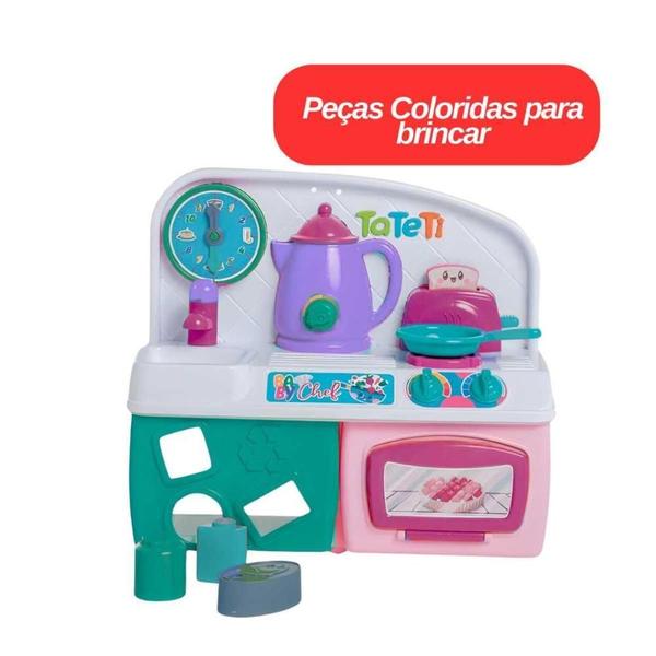 Imagem de Brinquedo Cozinha Baby Chef Tateti Calesita Ref.316 Roxo