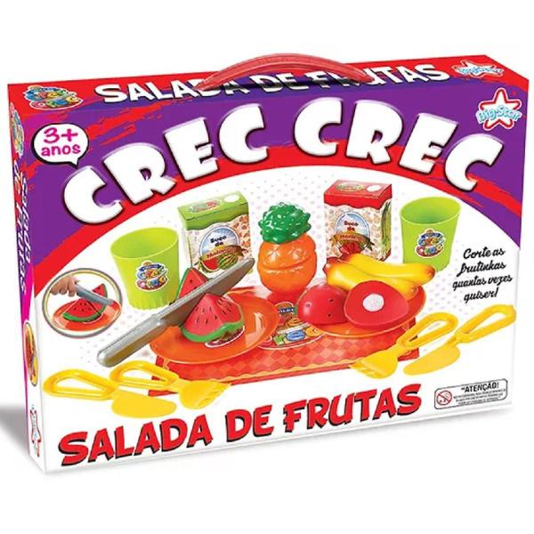 Imagem de Brinquedo Crec Crec  Salada de Frutas Comidinhas com Fixa Facil Barulho