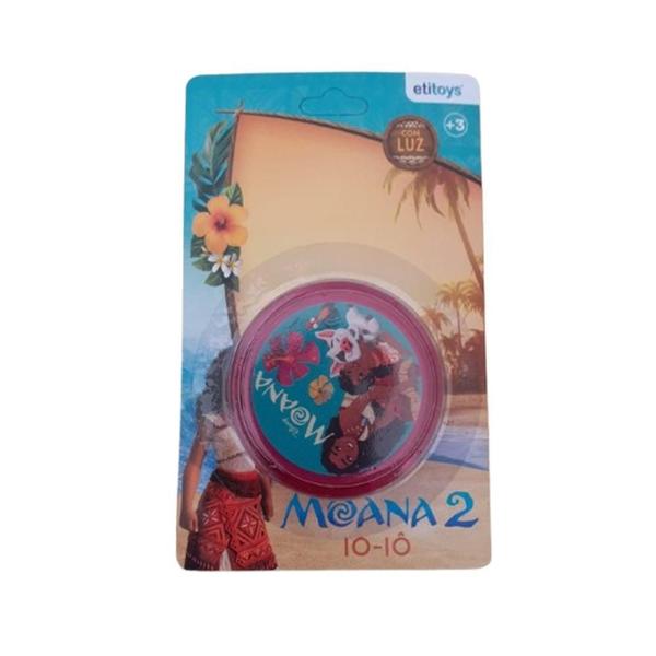 Imagem de Brinquedo Criança Infantil Yo-Yo Ioiô C/Luz Disney Moana 2