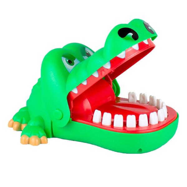 Imagem de Brinquedo Crocodilo Dentista Multijogador Aperte o Dente para Criança Polibrinq