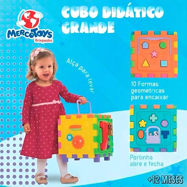 Imagem de Brinquedo Cubo Didático Grande - Mercotoys