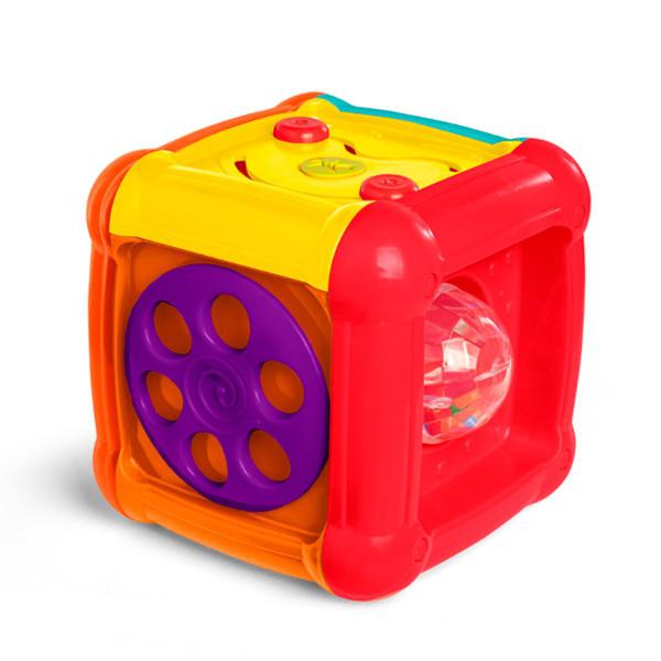 Imagem de Brinquedo Cubo Fan Didático Cubo de Atividades Colorido