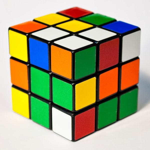 Imagem de Brinquedo Cubo Mágico 3x3x3 Clássico Interativo Para Iniciante Profissional Colorido Três Camadas