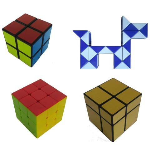 Imagem de Brinquedo Cubo Mágico box com 4 unidades diversificado
