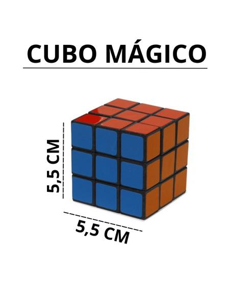 Imagem de Brinquedo Cubo Mágico Didático Quebra-Cabeça Plástico 5.5cm