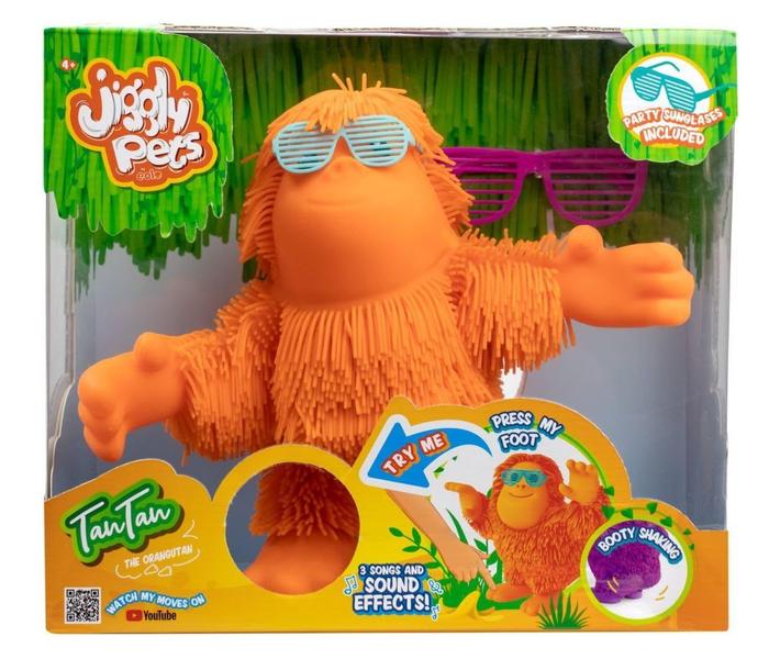 Brinquedo dançante de orangotango Eolo Jiggly Pets Tan-Tan para crianças a partir de 4 anos Imagem de Brinquedo dançante de orangotango Eolo Jiggly Pets Tan-Tan para crianças a partir de 4 anos