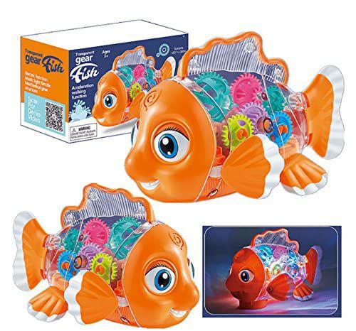 Imagem de Brinquedo  Dançarino Musical Peixinho Animado  Infantil.