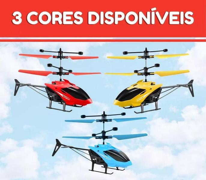 Imagem de Brinquedo De Aproximação Helicoptero Aeronave Mini Drone Voa