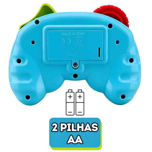 Imagem de Brinquedo De Atividades Controle Vídeo Game azul