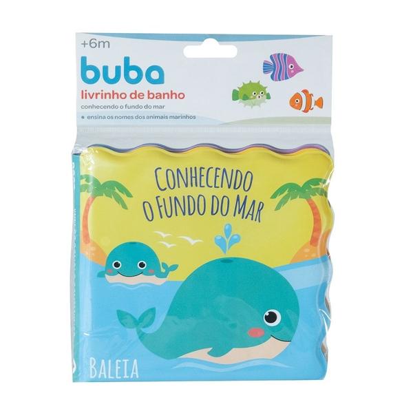 Imagem de Brinquedo de banheira para hora do banho impermeável infantil bebe menino menina livrinho educativo buba